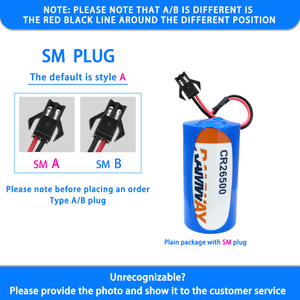 Ramway แบตเตอรี่ลิเธียม CR26500 3V C ขนาด6000mAh แบบไม่สามารถชาร์จไฟได้สำหรับอุปกรณ์ทางการแพทย์ <span class=keywords><strong>IOT</strong></span> meters - Product Image 5