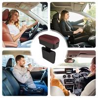 Coudière de support de siège de voiture avec porte-gobelet Boîte de rangement pour accoudoir de voiture Boîte d'organisation pour accoudoir latéral de console de voiture