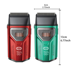 Afeitadora Eléctrica Kemei KM-T299 con Cuchilla de 6 cm, Recargable, Resistente al Agua IPX7, Afeitadora Recíproca para Hombre - Product Image 1
