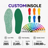 Semelles de sport en PU ETPU, antidérapantes, avec soutien de la voûte plantaire, amorti haute densité, confort, OEM personnalisé