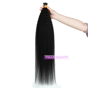 VMAE – extensions de cheveux humains vierges, cuticules alignées, pré-collées, I TiP kératine Curl, crépus lisses, <span class=keywords><strong>Micro</strong></span>-lien, 100g - Product Image 2