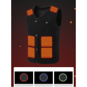 <span class=keywords><strong>Chaleco</strong></span> térmico con control de cuatro interruptores de 14 áreas, chaqueta de <span class=keywords><strong>hombre</strong></span>, <span class=keywords><strong>chaleco</strong></span> térmico con calentador Usb eléctrico de Invierno para mujer - Product Image 2