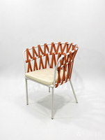 Chaise de jardin en corde épaisse, siège temporaire, fauteuil de balcon, canapé tressé en corde, chaise de salle à manger d'extérieur en corde
