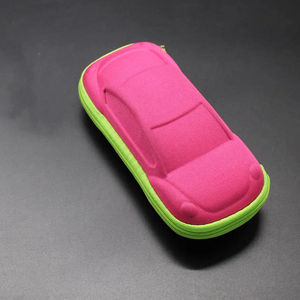 מארז משקפיים בצורת מכונית לילדים משקפיים חמודים תיקי אחסון תיקי קופסא מארזי משקפי שמש לילדים תיקי רוכסן עיצוב רכב - Product Image 5