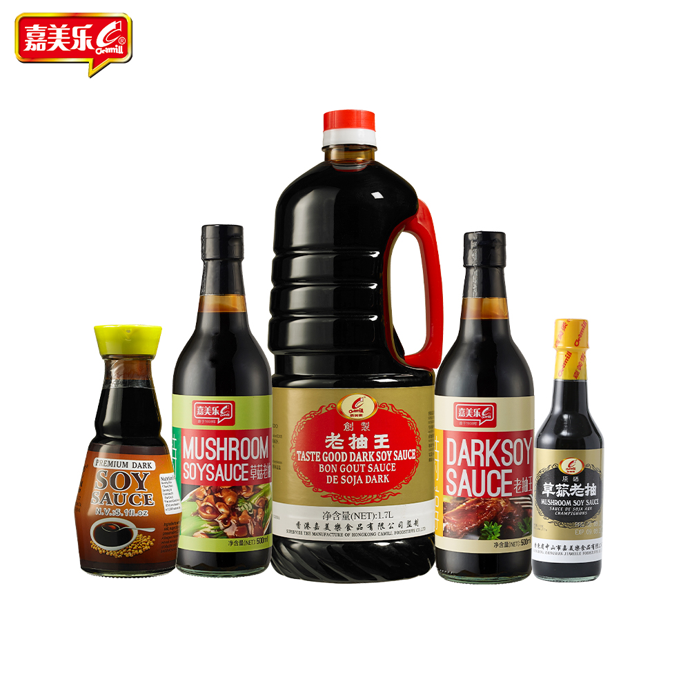 500ml kitchen food seasoning sauce salty delicious seafood chinese taste soy sauce in glass bottle