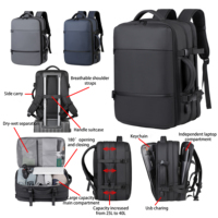 Mochila para Portátil Personalizada al por Mayor, Multifuncional, Transpirable, con Correa de Hombro Ajustable, Gran Capacidad, Impermeable