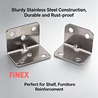 Fabricant chinois de supports d'angle intérieurs à 6 trous, supports en forme de L, supports d'angle en acier inoxydable à angle droit