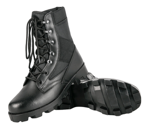 Botas de Combate Transpirables de Gamuza TSB910 SIWAR FARDC con Suela de Goma, Botas de Cuero Negro Resistentes al Desgaste y Transpirables para Entrenamiento en la Selva - Product Image 5