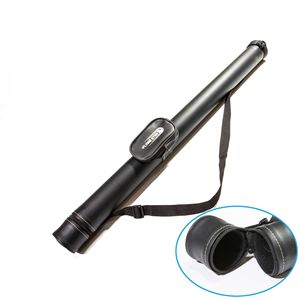 Sac de <span class=keywords><strong>rangement</strong></span> portable pour queue de <span class=keywords><strong>billard</strong></span> américain 9 boules, 2 compartiments, pour 1/2 queue, en cuir PVC et tube plastique - Product Image 2