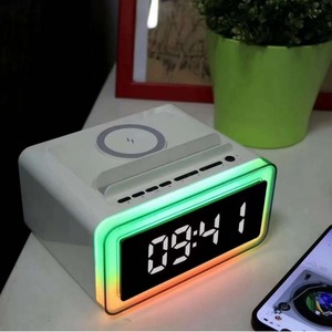 Cross-Biên Giới P14 Đa-Chức Năng RGB LED Chiếu Sáng Âm Thanh Đồng Hồ Mới Hiển Thị Kỹ Thuật Số Cho <span class=keywords><strong>Bluetooth</strong></span> Loa Bầu Không Khí Pin Báo Động - Product Image 4