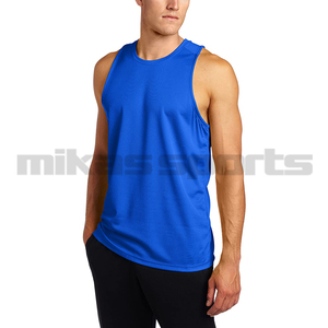 Cheap Price High Quality Custom <b>Logo</b> Summer Sleeveless Muscle man Fitness wear tank top - Product Image 3