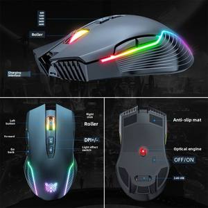 Ratón Inalámbrico para Juegos <span class=keywords><strong>Onikuma</strong></span> <span class=keywords><strong>CW905</strong></span> 2.4G, Recargable por USB, RGB Brillante, Ergonómico de 7 Botones para Esports - Product Image 2