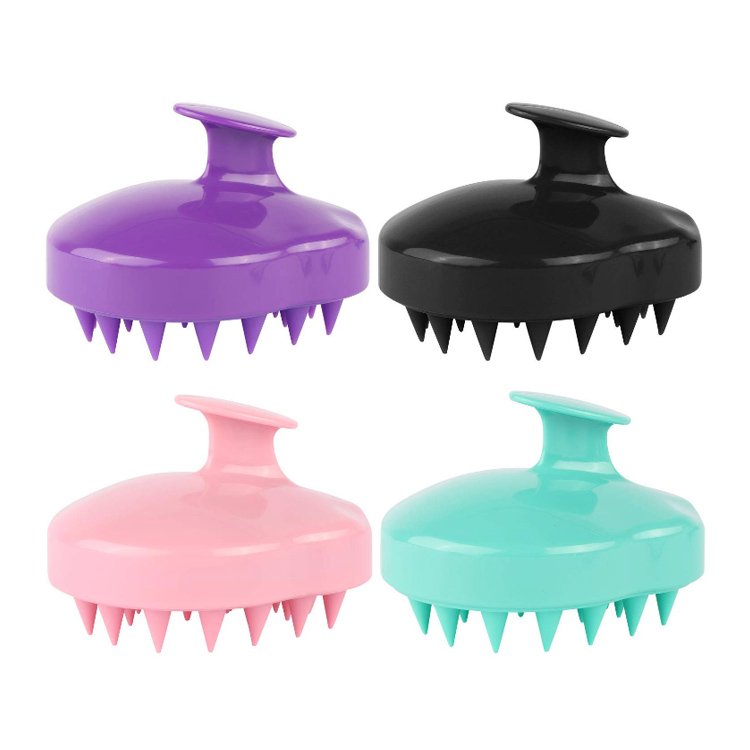 Оптовая продажа, силиконовая расческа для волос и кожи головы, массажер для душа и тела, щетка для шампуня для ресниц для мужчин, женщин, домашних животных