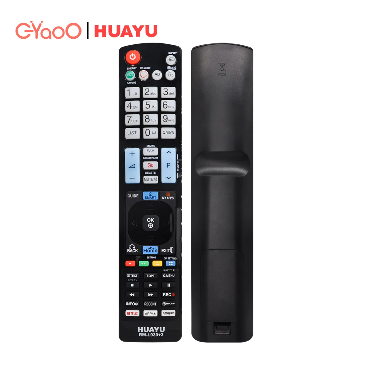 HUAYU RM-L930 + 3 LED TV LCD telecomandi per LG Remote Smart TV