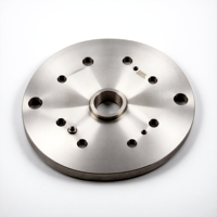 Disque à bride usiné CNC sur mesure OEM, pièces en POM, PTFE, nylon de haute précision pour équipement industriel
