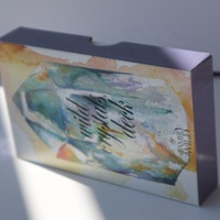 100% personnalisé votre propre conception impression papier Tarot carte Deck dans la boîte supérieure et inférieure