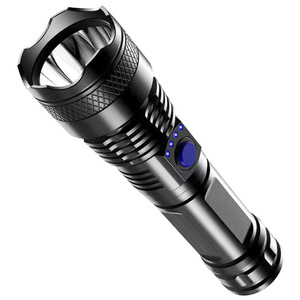 Linterna pequeña de alta potencia ABS transfronteriza, con indicador de batería, recargable por USB, portátil, para iluminación exterior y camping. - Product Image 1