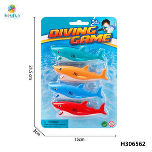 Vendita calda colorata estate piscina giochi per immersioni divertente squalo e pesci per bambini gioco d'acqua per il nuoto estivo all'aperto - Product Image 3