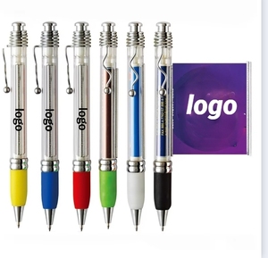Bolígrafo promocional con logotipo personalizado, bolígrafo retráctil con diseño de cinta industrial, bolígrafo retráctil con bandera, bolígrafo de gel, artículo publicitario - Product Image 1