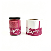 Autocollants adhésifs en vinyle imperméables personnalisables pour l'emballage alimentaire, étiquettes pour pots de confiture, contenants en verre, impression personnalisée d'illustrations