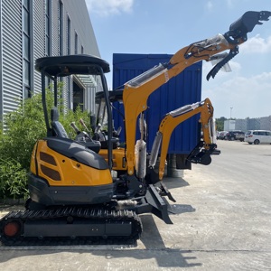 Escavatore piccolo idraulico Mini escavatore cingolato 2500kg HT25 in gomma escavatore scavatore macchina con secchio - Product Image 5