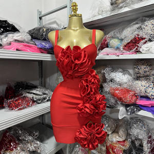 2025 nouvelle mode dos nu col en v sans bretelles <span class=keywords><strong>rouge</strong></span> <span class=keywords><strong>robe</strong></span> <span class=keywords><strong>de</strong></span> soirée <span class=keywords><strong>grande</strong></span> fleur à volants <span class=keywords><strong>robe</strong></span> <span class=keywords><strong>de</strong></span> <span class=keywords><strong>Cocktail</strong></span> <span class=keywords><strong>de</strong></span> fête - Product Image 5
