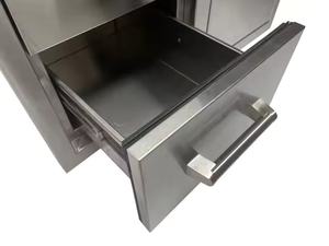 Кемпинг Сад Открытый для вечеринки барбекю кухонный островной ящик из нержавеющей стали для хранения тройной ящик - Product Image 3