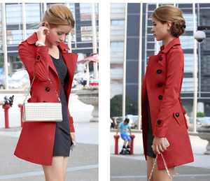 Abrigo Largo para Mujer, Chaqueta de Otoño e Invierno - Product Image 4