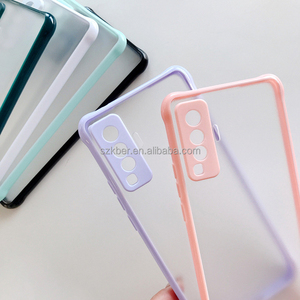 เลนส์ป้องกัน Hard Candy สีสันกันกระแทก TPU Bumper PC กลับโทรศัพท์มือถือสำหรับ <span class=keywords><strong>Vivo</strong></span> Y67 Y66 V5 <span class=keywords><strong>V5S</strong></span> - Product Image 1