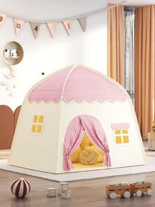 Carpa de Juego Infantil con Forma de <span class=keywords><strong>Castillo</strong></span>, Ventana de Malla Ventilada, Casa de Juegos para Interiores y Exteriores - Product Image 5