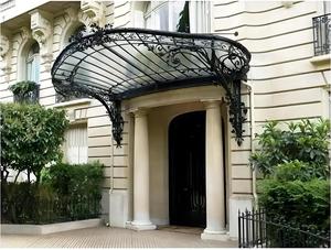 Produits bon marché <span class=keywords><strong>auvent</strong></span> de porte incurvé en fer forgé - Product Image 4