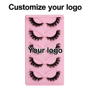 30d 40d 50d D Roll Pre Cut Segment Diy Cluster <b>Lashes</b> Kit Private Label Natural Faux <b>Mink</b> Hand Made Fan Eyelashes Extension - Product Image 5