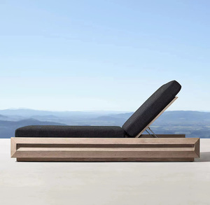 <span class=keywords><strong>Lettino</strong></span> <span class=keywords><strong>Prendisole</strong></span> in Teak Massiccio per Uso Intensivo, Regolabile con Doghe in Legno, per Piscina, B2B, Dimensioni Personalizzabili - Product Image 3