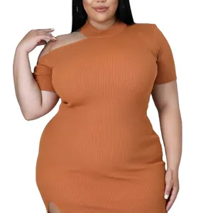 Summer Custom Cheap Elegant Sexy Casual Plus Size 5x Fat Women Dress Ladies