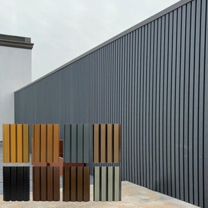 Panneaux de clôture anti-pluie Panneau mural Wpc Panneau <span class=keywords><strong>ext</strong></span>érieur Piso Wpc Panneau <span class=keywords><strong>ext</strong></span>érieur de clôture Panneau de revêtement <span class=keywords><strong>ext</strong></span>érieur - Product Image 1