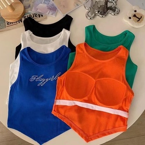 <span class=keywords><strong>Camiseta</strong></span> sin mangas básica de moda, camisola de punto, tops para salir con relleno, ¡la más vendida! - Product Image 3