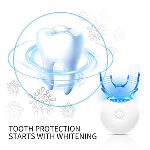 Smilekit Paten Lampu LED Pemutih Gigi LED Nirkabel Rumahan Merah Biru Nirkabel Isi Ulang Laser LED Light Logo Pribadi - Product Image 6