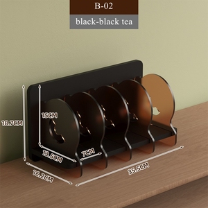 กล่องเก็บของไม้ซีดีชั้นวาง<span class=keywords><strong>เทป</strong></span><span class=keywords><strong>คาส</strong></span><span class=keywords><strong>เซ็</strong></span>ต<span class=keywords><strong>ชั้น</strong></span><span class=keywords><strong>วาง</strong></span>ดิสเพลย์พร้อมที่จับจัดระเบียบสำหรับเคสภาพยนตร์ดีวีดี - Product Image 4