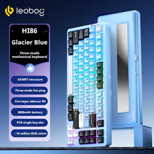 <span class=keywords><strong>Teclado</strong></span> Mecánico de Aluminio Leobog Hi86, Diseño de 86 Teclas, Inalámbrico Trimodal, Cinco Capas de Amortiguación de Sonido Interna, Batería de Gran Capacidad - Product Image 4
