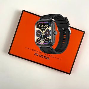 S9 ساعة ذكية فائقة للرجال والنساء بشاشة لمس كاملة ساعة يد رياضية للياقة البدنية مع مراقبة معدل ضربات القلب متوافق مع iOS - Product Image 2