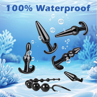 Ensemble de 6 Plugs Anaux et Dilatateurs en ABS, 100% Étanche, Masseur Anal pour Hommes et Femmes - Vente Flash