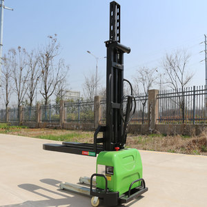Nuevo producto 2026, cargador de paletas de autoelevación con batería de litio, apilador de autocarga portátil de elevación de carga automática semieléctrico - Product Image 2