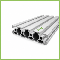 Profilé d'extrusion en alliage d'aluminium industriel à rainures en T pour la construction de cadres de lignes d'assemblage et le support de grandes machines – Vente directe en gros