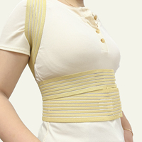 Ceinture tricotée à haute élasticité pour femmes, soutien dorsal, ceinture polyvalente