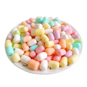 Süßigkeitengroßhändler knusprige polierte marshmallow süße süßigkeiten baumwoll-süßigkeiten
