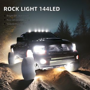 Kingshowstar tiên tiến 219led ánh sáng đá hệ thống siêu sáng màu trắng tinh khiết 12V off-road xe tải ánh sáng đá - Product Image 6