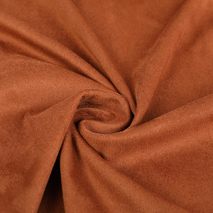 Fournisseurs de tissus en gros Polyester Spandex Microfibre Brossé Tissu en <span class=keywords><strong>daim</strong></span> tricoté pour vêtement - Product Image 4