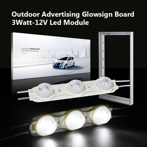 Módulo LED con lente de inyección ABS impermeable, 3 LED, caja de luz para letreros, 3W, 12V, IP67, 6500-7000K, para publicidad exterior, letrero luminoso. - Product Image 5