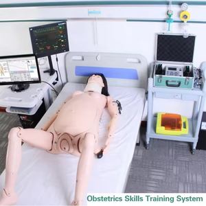 Mannequin d'accouchement grandeur nature et de <span class=keywords><strong>formation</strong></span> aux premiers secours de la mère et du bébé, modèle d'urgence pour l'accouchement maternel et néonatal - Product Image 3