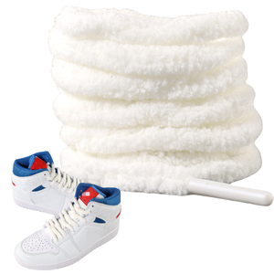 <span class=keywords><strong>Lacets</strong></span> Moelleux Rose et Blanc de 0,8 cm, Larges, Ronds et Épais, pour SB Dunks, <span class=keywords><strong>Converses</strong></span>, et Baskets en Toile - Grande Vente - Product Image 1